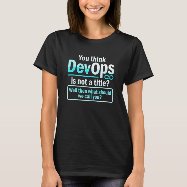 Systemadministrator und Entwickler für einen Cloud T-Shirt (Vorderseite)