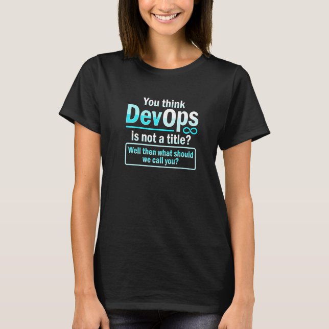 Systemadministrator und Entwickler für einen Cloud T-Shirt (Vorderseite)