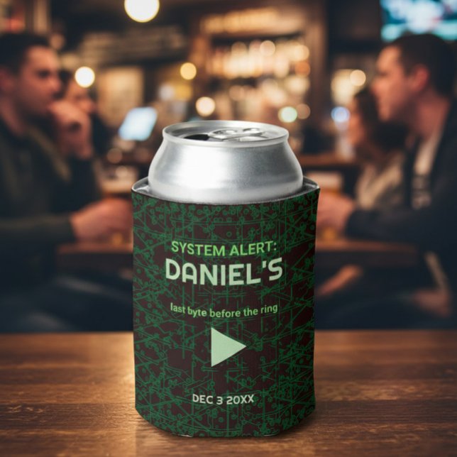 Systemalarm Junggesellenabschied-Hacker-Party-Dose Dosenkühler (Von Creator hochgeladen)