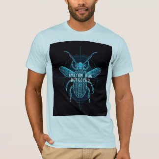 Systemfehler entdeckt Lustige kybernetische Techni T-Shirt