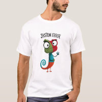 Systemfehler Lustiger Glitch Chamäleon Charakter G
