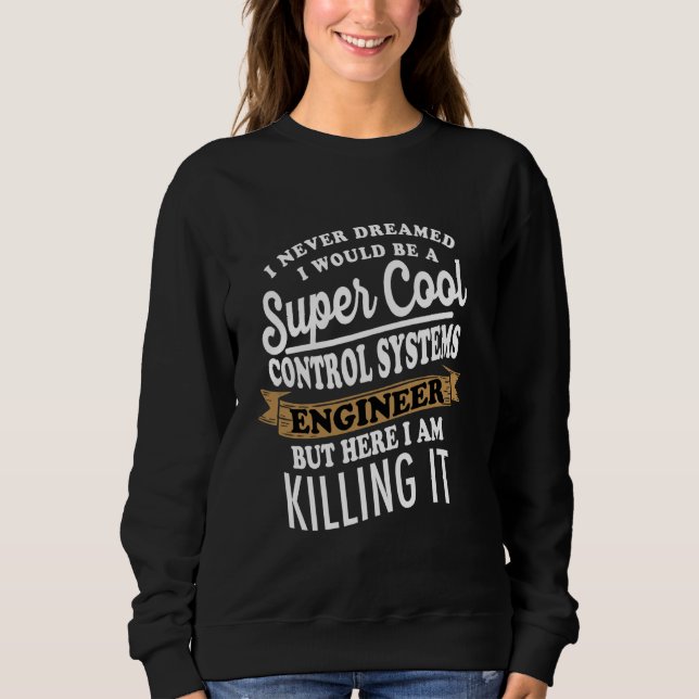 Systemingenieur für Sarcastic Kontrolle Sweatshirt (Vorderseite)