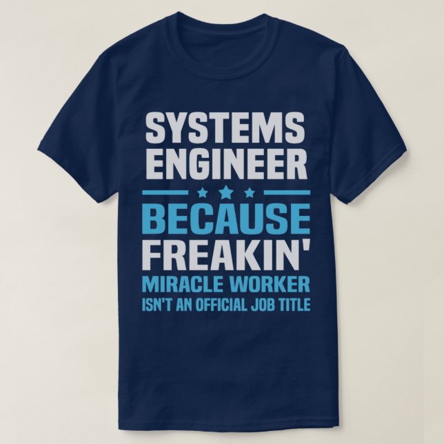 Systemingenieur T-Shirt (Design vorne)