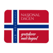 Syttende Mai May 17th Norwegian National Day Flag