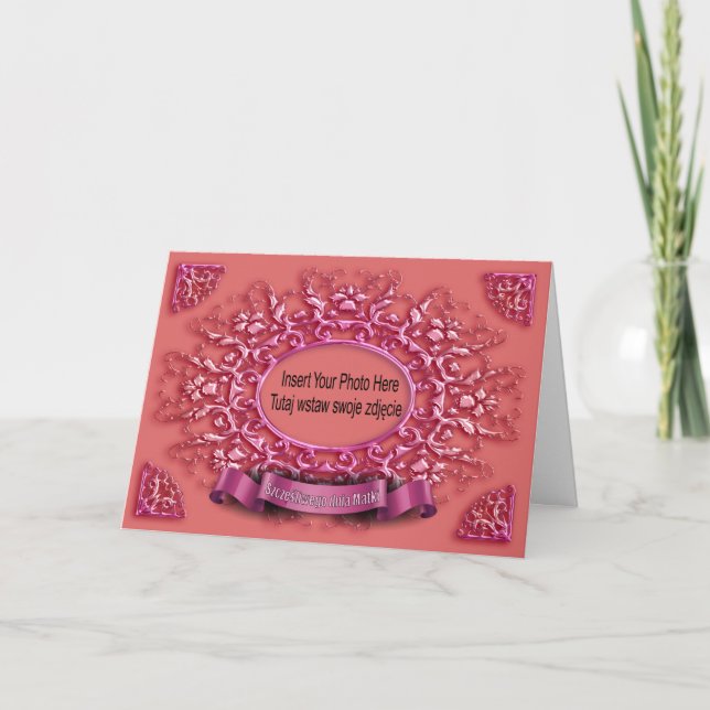 Szczęśliwego Dnia Matki - Karta Card Karte (Vorderseite)