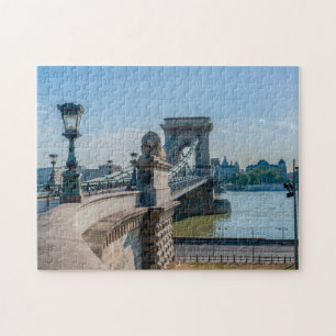 Szechenyi Chain Bridge in Budapest, Ungarn Puzzle