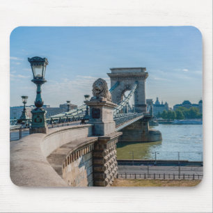 Szechenyi-Kettenbrücke in Budapest, Ungarn Mousepad