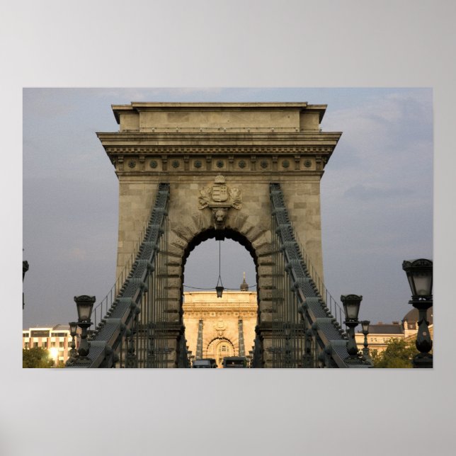 Szechenyi lanchid Szechenyi Chain Bridge), Poster (Vorne)
