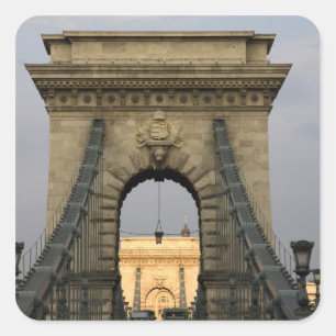 Szechenyi lanchid Szechenyi Kettenbrücke), Quadratischer Aufkleber