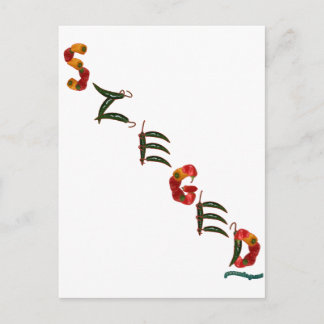 Szeged Chili Paprikaschoten Postkarte