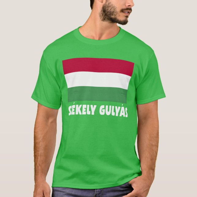 Szekely Gulyas Ungarn Essen Junge T-Shirt (Vorderseite)