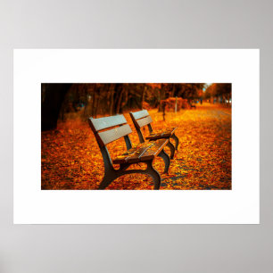 Szenario des Herbstfalls Poster