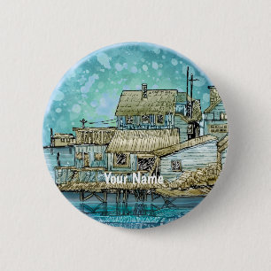 Szene am Kai  Button
