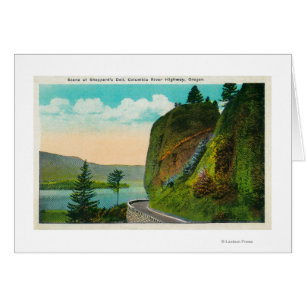 Szene an Shepperds Dell auf Columbia River