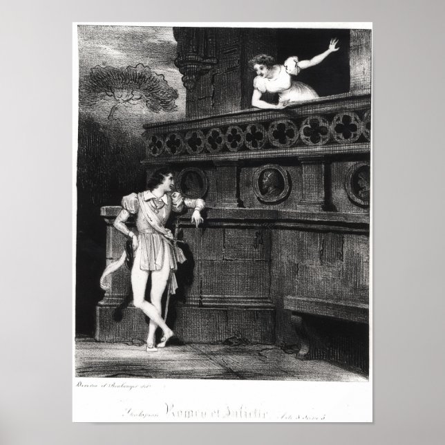 Szene aus Akt III von "Romeo und Julia" Poster (Vorne)