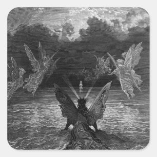 Szene aus "Das Regime des alten Mariners" 2 Quadratischer Aufkleber