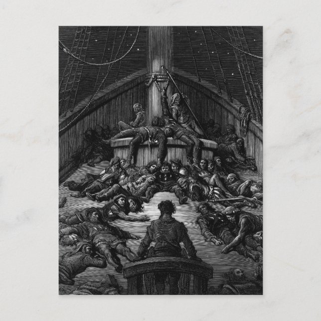 Szene aus 'Das Regime des alten Mariners' 3 Postkarte (Vorderseite)