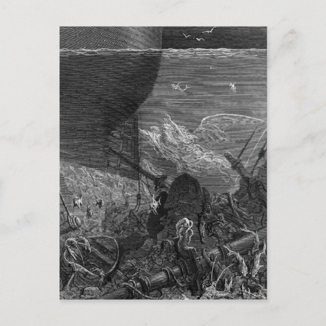 Szene aus "Das Regime des alten Mariners" Postkarte (Vorderseite)