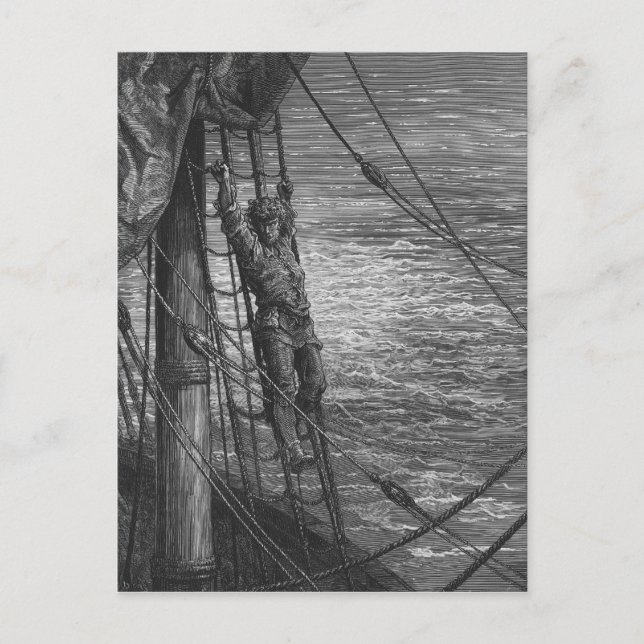 Szene aus "Das Regime des alten Mariners" Postkarte (Vorderseite)