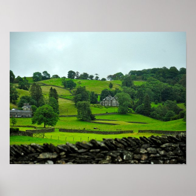 Szene aus dem Lake District Poster (Vorne)