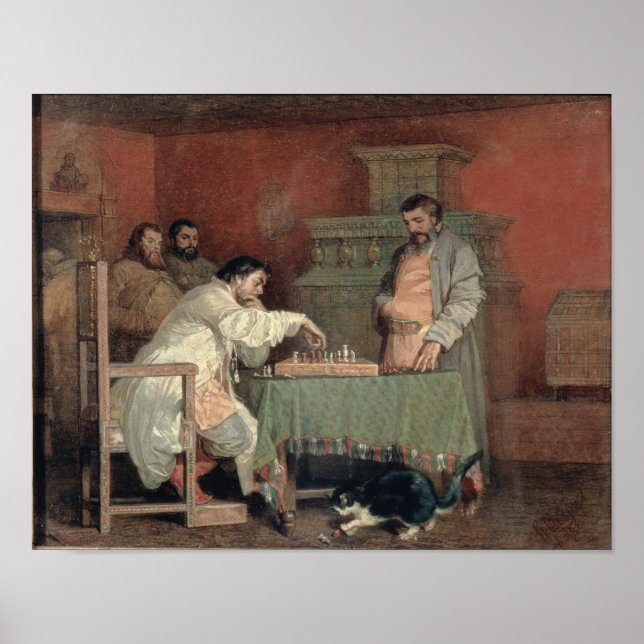 Szene aus dem Leben der russischen Zaren Poster (Vorne)