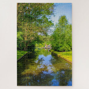 Szene aus Keukenhof Park, Niederlande Puzzle