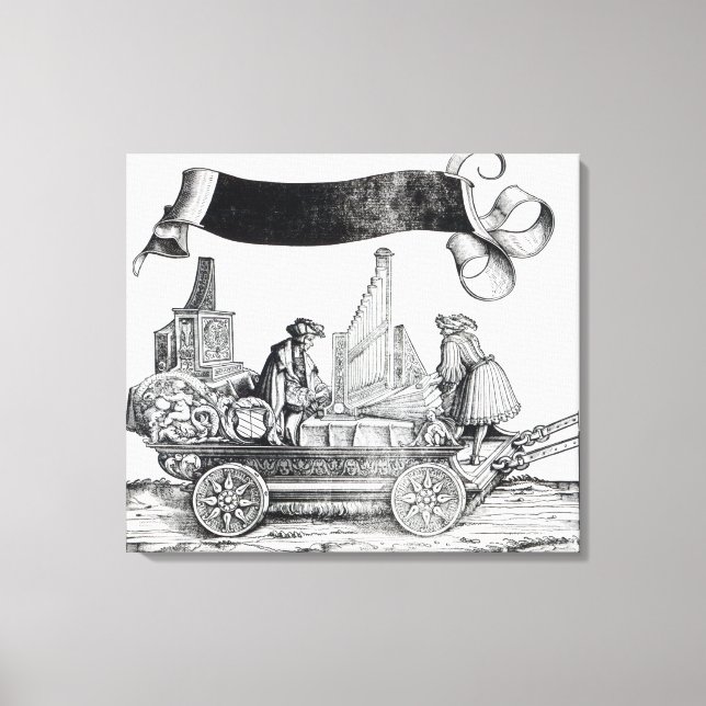 Szene aus Maximilians triumphaler Prozession Leinwanddruck (Vorderseite)