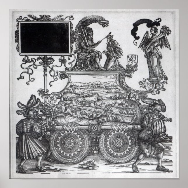 Szene aus Maximilians triumphaler Prozession Poster (Vorne)