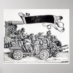 Szene aus Maximilians triumphaler Prozession Poster