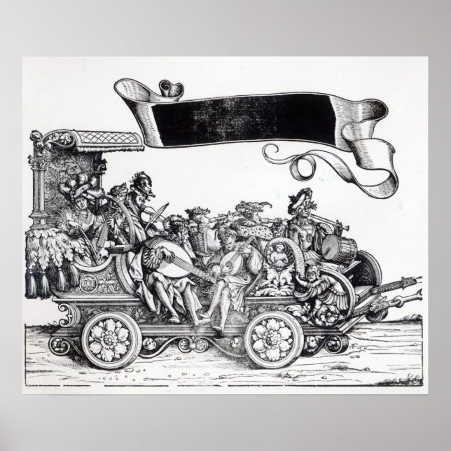 Szene aus Maximilians triumphaler Prozession Poster (Vorne)