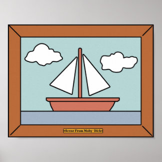 Szene aus MobyDick Poster