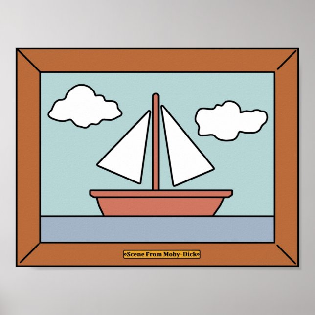 Szene aus MobyDick Poster (Vorne)