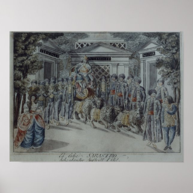 Szene aus "The Magic Flute" Poster (Vorne)