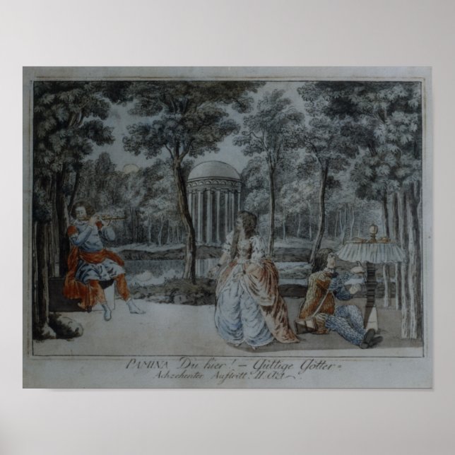 Szene aus "The Magic Flute" Poster (Vorne)