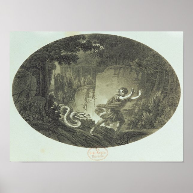 Szene aus "The Magic Flute" von Mozart Poster (Vorne)