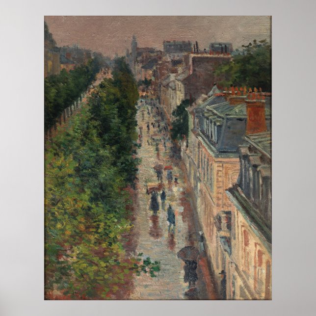 Szene de Rue a Paris Poster (Vorne)