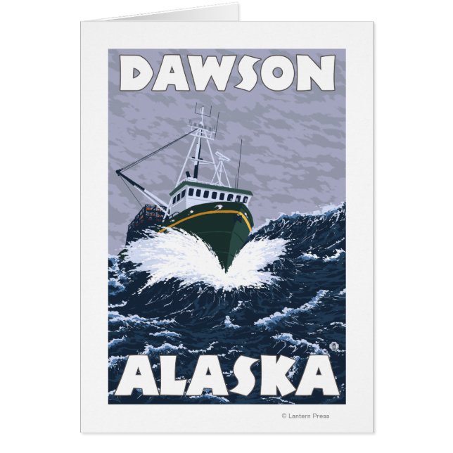 Szene der Fischerboote - Dawson, Alaska (Vorne)