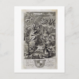 Szene der Hölle, Abbildung aus Buch 1 Teil 3 Cha Postkarte