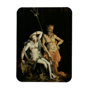 Szene der Hölle: Detail, das Hades und Persephone Magnet