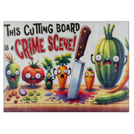 Szene der Krimglasschneide-Tafel Schneidebrett