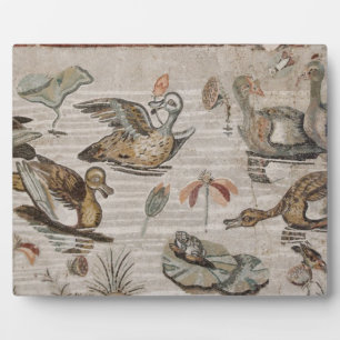 Szene der Wasservögel auf dem Nil, Haus von Faun Fotoplatte