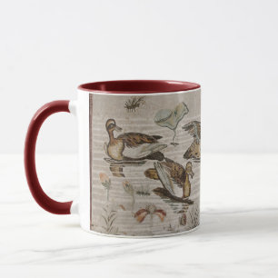 Szene der Wasservögel auf dem Nil, Haus von Faun Tasse