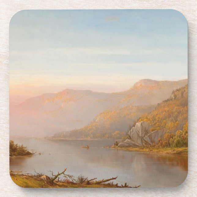 Szene des Berges River (Herbst des Hudson) Getränkeuntersetzer (Vorderseite)