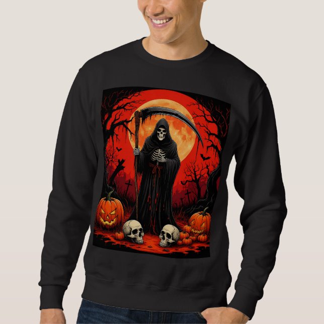 Szene des Sensenmannes Sweatshirt (Vorderseite)
