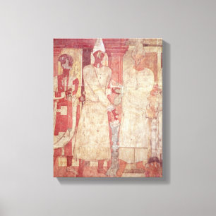 Szene eines Opfers durch Conon und seine Familie Leinwanddruck