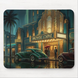 Szene im Art Deco-Stil der 1930er Jahre Halfhyde L Mousepad