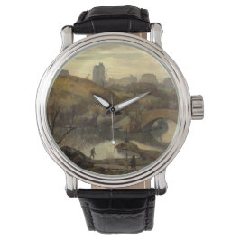 Szene im Central Park (New York City, NY, USA) Armbanduhr