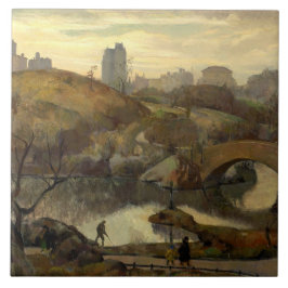 Szene im Central Park (New York City, NY, USA) Fliese