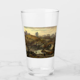 Szene im Central Park (New York City, NY, USA) Glas