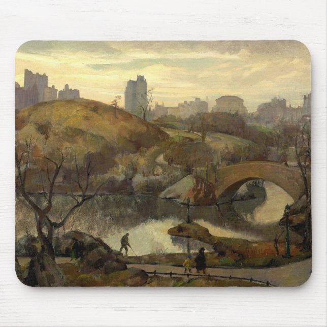 Szene im Central Park (New York City, NY, USA) Mousepad (Vorne)
